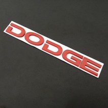 카라반 Dodge Durango Journey Charger Jcuv Caliber Challenger Nitro Caravan Emblem Decal refit용 합금 글자 프론, 빨간