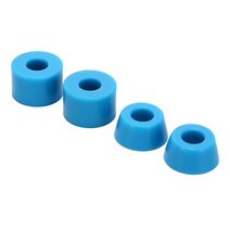 4X 스케이트 보드 부싱 트럭 휠 액슬 스쿠터 PU 쿠션 롱 충격 방지 액세서리, 04 blue, 04 blue