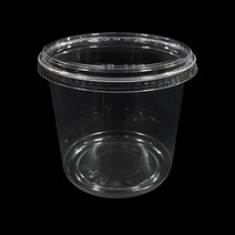 델리컵 PET 117파이 24온스+평뚜껑 100세트, 1개, 100개