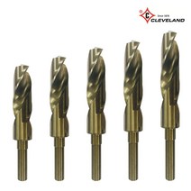 클리브랜드 코발트 노스드릴 13.5MM-25.0MM 스텐 목재 비철 테이퍼드릴 코발트기리, 14.5MM