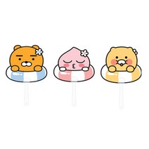 올드림 카카오프렌즈 PP부채 어피치 춘식이, 1개