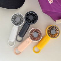 휴대용 미니 선풍기 초경량 강력한 써큘레이터 탁상용, 핑크