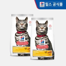 힐스 고양이 어덜트 유리너리 헤어볼컨트롤 1.6kg x2개, 단품, 단품