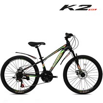 케이투바이크 MTB 자전거 덱스터D 24인치 21단 디스크브레이크 주니어 초등학생, 덱스터D 24인치 매트블랙+오렌지, 미조립+소형공구, 덱스터D 24인치 매트블랙+오렌지