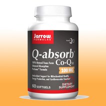 자로우 Q-absorb CoQ10 100mg 60캡슐 가네카사 고흡수율 미토콘드리아 식물성