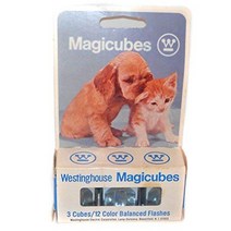 Pack of Three Westinghouse Magicubes Flash Cubes Camera Flashbulbs NOS, 스택, 한 사이즈