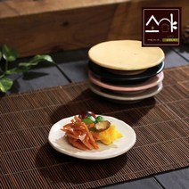 시둥마켓 +[시둥마켓]+_ 식판 고급접시 예쁜그릇 칸칸식판 강화유리 캠핑용접시 라인접시, 소야도자기 여주 이천 나예 달콤 접시볼 그릇 1호, 다크코발트