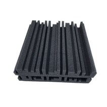 흡음패널 흡음판 방음벽 mm 12/24pcs 스튜디오 어쿠스틱 폼 광대역 방음 KTV 소음 흡수 타일 웨지 패널, [01] 12pcs, [03] Black