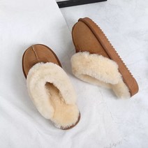 보온실내화 보온 회사 털 사무실 실내 거실 겨울 방한 가을 슬리퍼, C
