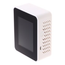 CO2 미터 공기 품질 모니터 핸드 헬드 CO2 모니터 온도 습도 탐지기, W, 2