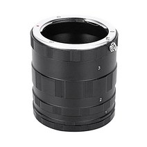 Mcoplus-금속 매크로 확장 튜브 어댑터 링 캐논 EF EOS 6D 7D 5D Mark ii 80D 90D 550D 1100D 용, 한개옵션0
