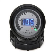 게이지 자동차 레벨 연료 람다 프로브 산소 O2 센서가있는 52mm 공기 비율 디지털 화살표 디스플레이 12V 차량용 하이 엔드 카 2344209, Only Gauge1
