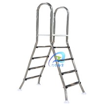 수영장 이동식 사다리 미끄럼 방지 설치 없음 이동형, 브래킷 양면 에스컬레이터 5단