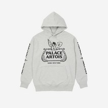 [New Best] 팔라스 x 스텔라 아르투아 첼리스 후드 그레이 말 - 21FW Palace Stella Artois Chalice Hood Grey Marl 326700