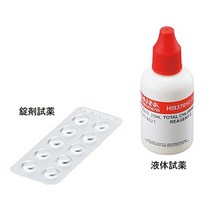 hanna Hannah Instruments 총 염소 정제 / 액체 시약 300 용량 2-8917-36 HI 93701-TJ, 1개, 1ml
