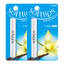 멘소래담 소프트립스 바닐라 립밤x2개 SPF20 자외선차단 프리미엄 립케어, 2.0g, 2개