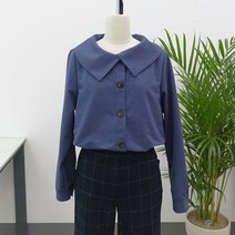 재봉패턴 여성복 패턴 SB-BL02보트넥빅카라 블라우스 옷도안 옷패턴 설명서포함 옷도안 패턴시트 설명서포함, 시접미포함, 1개