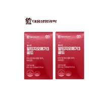 대웅생명과학 헬스온 알티지오메가3 골드 2개 60캡슐 2개월분 EPA 및 DHA