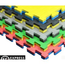 대형 고경도 방지매트 EVA 놀이방 태권도 체육관 거실 층간소음 바닥쿠션 퍼즐매트, 다크그레이 2.5cm