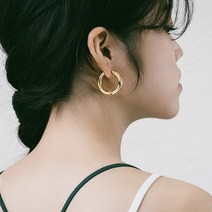 아리온 원터치 링귀걸이 (낱개) [ 투모로우바이투게더 연준 착용]