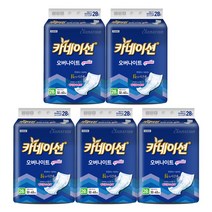 카네이션 일자형 패드 오버나이트 28매 5팩 취침용 속기저귀