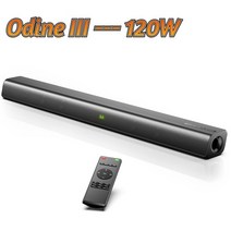 홈시어터 Ultimea 120w tv 사운드 바 2.0 채널 무선 블루투스 5.0 3d, 증오 iii, 나는 플러그