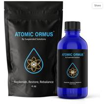 ATOMIC ORMUS - 오르무스 모노아토믹 골드 - ormus gold monoatomic gold manna ormus 4oz - 골드 플래티넘 이리듐 - 119ml, 1개