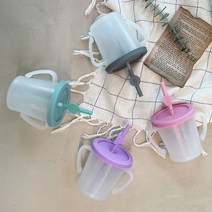 아가프라 매직빨대컵S 300ml 안새는컵 세척간편 3시전, 매직빨대컵S-퍼플