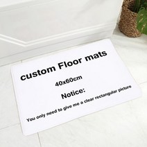 사용자 정의 Doormat 비 슬립 인쇄 소프트 플 란 넬 카펫 장식 귀여운 만화 Geometirc 층 문 매트 복도 40x60cm에 대 한103904