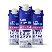 웰라이프 영양보충 대상웰라이프 뉴케어 액티브 골든프레임 밀크맛 230ml x 24팩 고단백 간식 노인식 영양균형식 체중조절, 19set