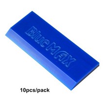 ehdis rubber 예비 블레이드 window tint vinyl wrap tool squeegee metal handle car water 와이퍼 스크레이퍼 집 사무실 청소, 10PCS 블레이드