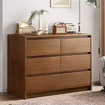 3단 와이드 서랍장 900mm (브라운), 상세 참조