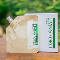 리필용 리빙포레 EWG 에멀젼 파우치 100ml 젤 타입 순한 화장품 보습 진정 영양 탄력, 단품