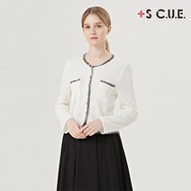 트위드 배색 포켓 금장 단추 블라우스 (L38LSV05)