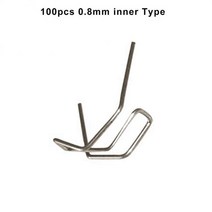 전기용접기 가정용용접기 아크용접기핫플라스틱 용접기 용접 와이어 히트 건 스테이플러 기계 범퍼 납땜, 08 100PCS 08