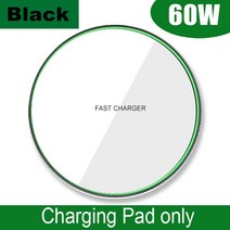 무선충전기 EONLINE-Iron Man Qi 무선 충전기 패드 30W 빠른 아이폰 14 프로 맥스 삼성 갤럭시 S21 S9, 02 Silver no Cable