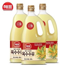 해표 옥수수유 1.8L, 3개