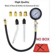 마노미터 압력계 디지털 가솔린 엔진 압축 테스터 어댑터가 실린더 자동차 압력 게이지 키트, no box