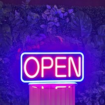 LED바이칼 오픈 OPEN LED보드 LED간판 네온 사인 보드 카페간판 영업중 led영업중 오픈간판, 6.아크릴 OPEN