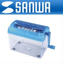 세단기 종이분쇄기 소형 SANWA 수동 문서 절삭기 미니 세단기/파쇄기