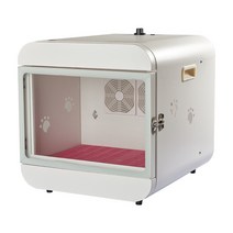 반려동물 펫 드라이룸 가정용 고양이 강아지 드라이기 털, 기계식 손잡이 화이트 컬러 900와트