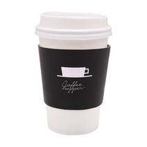 13온스+흰색타공+호퍼홀더100개 테이크아웃종이컵세트, 단품, 단품