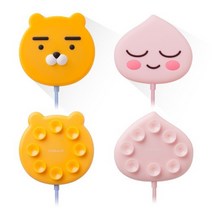 올드림 카카오프렌즈 무선고속충전 흡착패드 라이언 어피치, 충전흡착패드 어피치, 1개