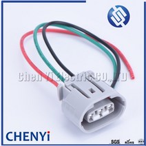 3핀 090 TS 알터네이터 리드 수리 와이어 및 플러그 Denso 레귤레이터 하네스 6189-0443 90980-11349 Toyot, female_1 pcs 15cm 18AWG