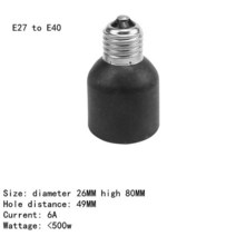 1pcs LED 노화 램프 홀더 E27E14B22 led 전구 자료 난연 재료, 07 E27 to 40