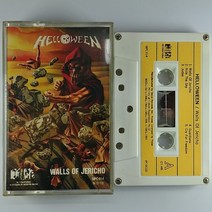 중고 카세트 테이프 헬로윈 HELLOWEEN WALLS OF JERICHO