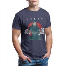 검도복 하카마 검도도복 도복 검도 파이터 Bogu Shinai Katana 사무라이 닌자 선물 T 셔츠 남성 여름 셔츠면 Tshirt Tees Streetwear