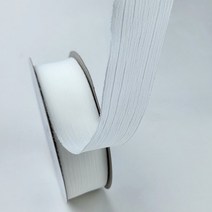 쉬폰오간디 리본 청첩장 리본 선물 포장 리본끈, 쉬폰 오간디, 01. 화이트, 30mm