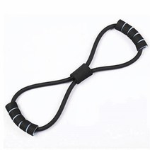 [우수제품] 남성 홈트레닝 필수 아이템 스트레칭 로프 근력운동 근력밴드 그립바 고무밴드 튜빙밴드 헬스밴드 밴드 웨이트 홈트 탄성, 블랙