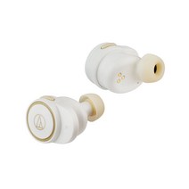 [일본정품]Audio-Technica 오디오 테크니카 풀 무선 이어폰 블루투스 최대 약 21시간 재생 향상된 통화 품질 IPX5/7 저지연 모드, 화이트